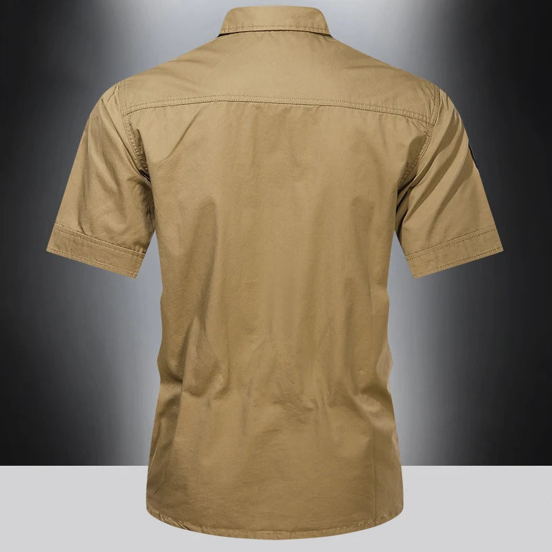 New Men's Casual Shirts Short Sleeve