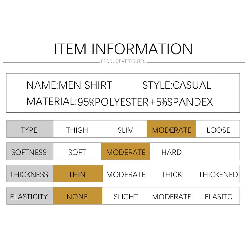 BROWON Spring Autumn Men Shirt