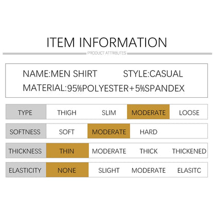 BROWON Spring Autumn Men Shirt