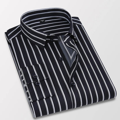 BROWON Spring Autumn Men Shirt