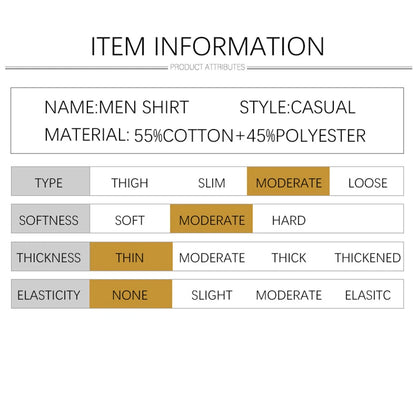 BROWON Summer Shirt Men Short Sleeve