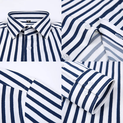 BROWON Spring Autumn Men Shirt